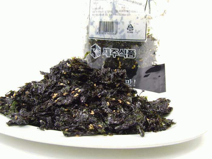 D韩国进口食品 济州岛芝麻拌饭海苔 即食石板炒制 年货 80g(120g)