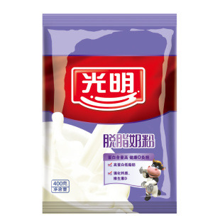  【天猫超市】光明成人脱脂奶粉400g/袋 新老包装更替 随机发货