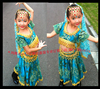 夏镱僮代言儿童印度舞，服装演出服