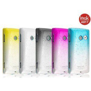 IMAK OPPO A<span class=H>617</span> 手机保护壳 <span class=H>oppoa</span><span class=H>617</span>手机套 炫彩渐变雨露壳+膜