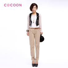 COCOON可可尼新品显瘦透气休闲长裤女款211108012原价878