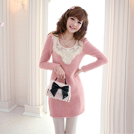 连衣裙大码显瘦款...