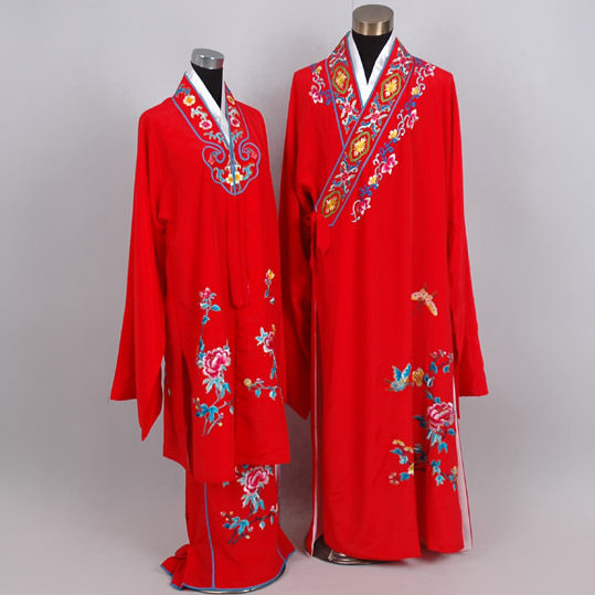 缘于<em>真情</em>古装粱祝<em>男女</em>套装婚礼演出服拍照90