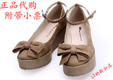 2012新春新 Tata/他她正品代购 松糕鞋坡跟厚底鞋 女鞋单鞋2K001
