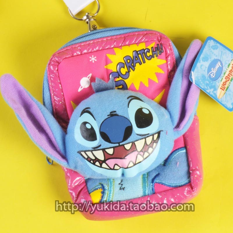 迪士尼正品Disney史迪奇Stitch拉链包腰包化妆包可爱多功能证件包在类目 运动包/户外包/配件, 钱包卡套, 证件包中 - 来自Buy2taobao.com提供专业的淘宝代购服务