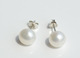 天然珍珠耳钉 耳环 925纯银针