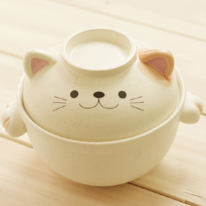「韩居屋」可爱大猫咪迷你煲汤锅 韩国进口砂锅 石锅 M号在类目 厨房/烹饪用具, 烹饪用具, 锅具/煲/烧水壶, 砂锅/石锅中 - 来自Buy2taobao.com提供专业的淘宝代购服务