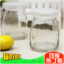人气【可爱布丁瓶】酸奶瓶/果冻瓶/布丁模具 2.5元（含盖子哦）