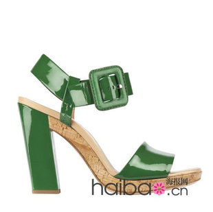  原价 398  掌柜自留时尚百搭鲜艳拼色Roger Vivier Archi中跟凉鞋