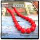 西藏传说 尼泊尔手工制作红珊瑚圆珠项链