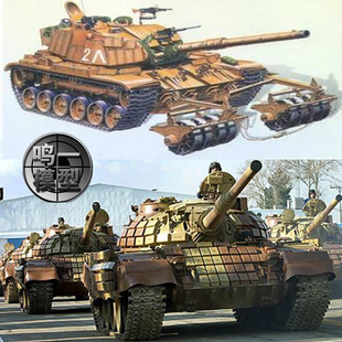 鸣一模型小号手，135坦克以色列m60a1扫雷坦克，80106带电机