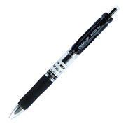 得力s01按动中性笔，0.5mm中性笔签字笔黑色，水笔中性笔
