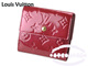 LV路易威登高贵性感红色漆皮短款三折短款钱包钱夹