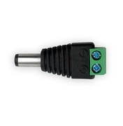 高品质免焊DC头 监控电源头 5.5*2.1  DC公头 12V电源头 绿色DC头