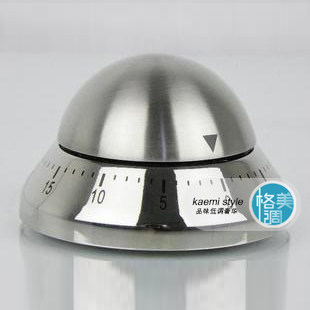 不锈钢定时器 厨房定时器 提醒器 地螺形计时器 60分钟