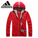 2012春秋装 阿迪达斯/ADIDAS 男装外套 运动休闲连帽开杉外套特价