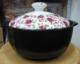 锅韩国进口沙锅 玫瑰花图案