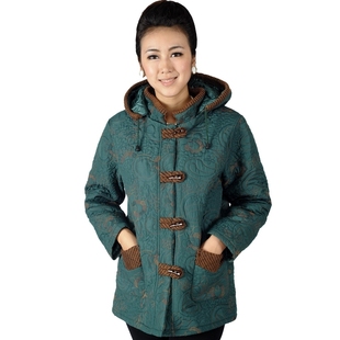  【天天特价】冬装棉服中老年加大棉服妈妈装连帽保暖棉衣防寒外套