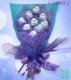 卡通花束-蓝色狗-0033节日礼物生日礼物