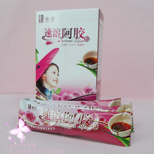  ⑤折正品热卖,山东鲁润胶速溶阿胶粉,补血养颜玫瑰阿胶粉女人滋补