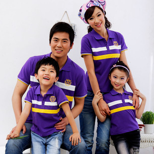  年中大促新款亲子装春夏装短袖T恤衫精棉母子父女装全家装228