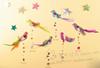 ZAKKA日本进口彩色布艺小鸟挂件节日装饰品家居饰品
