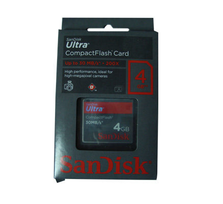 SanDisk 高速 CF卡 4G Ultra  正品大陆行货 200X 30MB/S