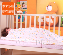 威尔贝鲁 水果乐园纱布童被