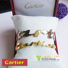 Cartier Cartier serie de cartas abiertas de tamaño de color brillante en dos palabras