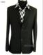 Armani纯黑色两扣西服 买上衣+裤子+衬衣都可优惠还免费送领带
