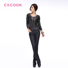 飞搜宝贝强力推荐COCOON可可尼<span class=H>新品</span>简约修身牛仔裤女款211217006原价998