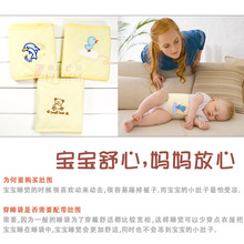日单全棉汗布绣花 宝宝肚围 肚兜 婴儿护脐带~3款可选