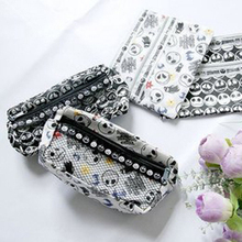 J00542【促销】花色可爱化妆包/零钱包 柠檬绿茶