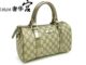 GUCCI 古奇 08春夏 杏布双G缇花枕头手提包 193604