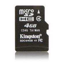 TF卡4G microSD 4G tf 手机内存卡 足量 送卡盒金士顿卡套