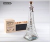 礼物特卖低价销售 埃菲尔铁塔玻璃瓶  许愿瓶 漂流瓶 透明