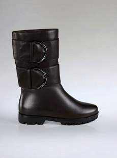 Dream ba Sally 2-ring strap a leather boots increased female 123111301