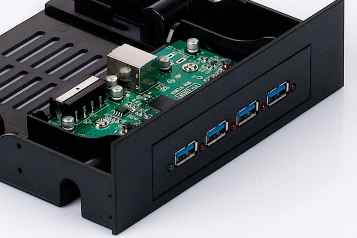 agestar usb3.0 hub 3uhc 电脑机箱前置面板 usb3.0 hub 4口