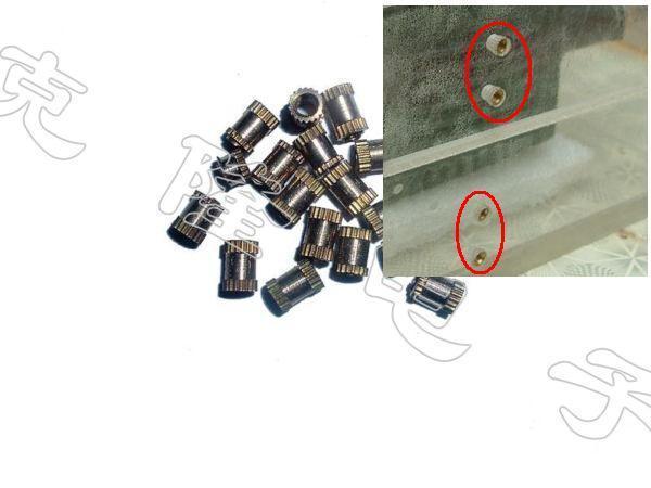 亚克力塑料板用内嵌式铜螺母3/4mm(10个)|ruв категории основы строительных материалов, водопроводной трубы, другие соединения труб, гайка - от Buy2taobao.com для оказания профессиональной услуги покупки агента Taobao