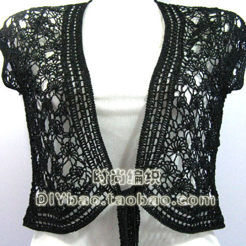 冰丝<em>钩编</em>披肩 <em>夏季开衫</em> 编织衣服 冰丝<em>钩编</em>衣服