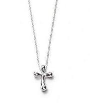 TIFFANY 925 joyas de plata de venta especiales clásico Ping Oración de la Cruz Collar