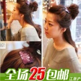 G1462 韩国发饰 派对女生●超赞动人色彩闪闪亮片边夹发卡发夹