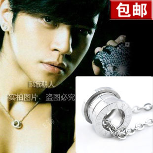  罗志祥陈坤林弯弯同款 男士项链 时尚韩版项链男 非主流 包邮