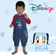 DISNEY长袖包屁衣+牛仔背带