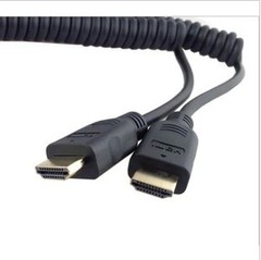 高清 带弹性 HDMI线 HDMI高清线 HDMI公对公 1.3版 弹簧伸缩线