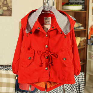  【独家首发】女童装大儿童男童装加厚风衣连帽棉衣外套Z0299