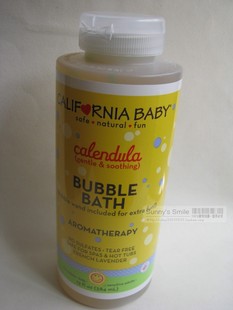 美国californiababy加州宝宝，金盏草泡泡浴液，384ml针对痱子