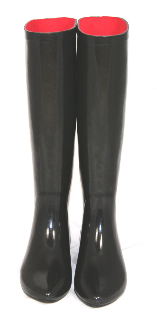 米灰色高筒伞片雨鞋(水靴\/雨靴\/水鞋\/胶鞋\/硫化