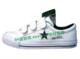正品匡威converse09木村ONESTAR扣带白黑星休闲情侣鞋