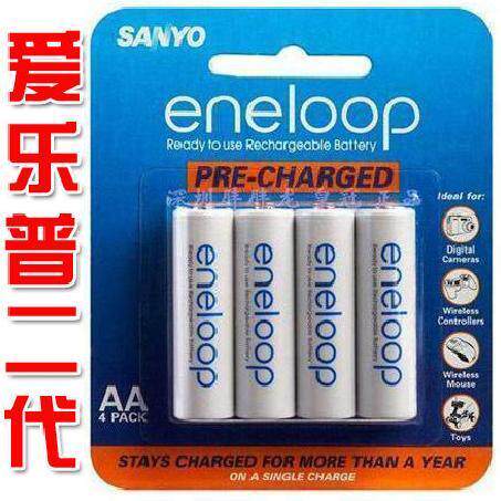 2010年5月产◆日本原产 三洋 eneloop 二代 5号充电电池◆爱乐普